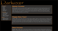 Desktop Screenshot of darkovermud.com